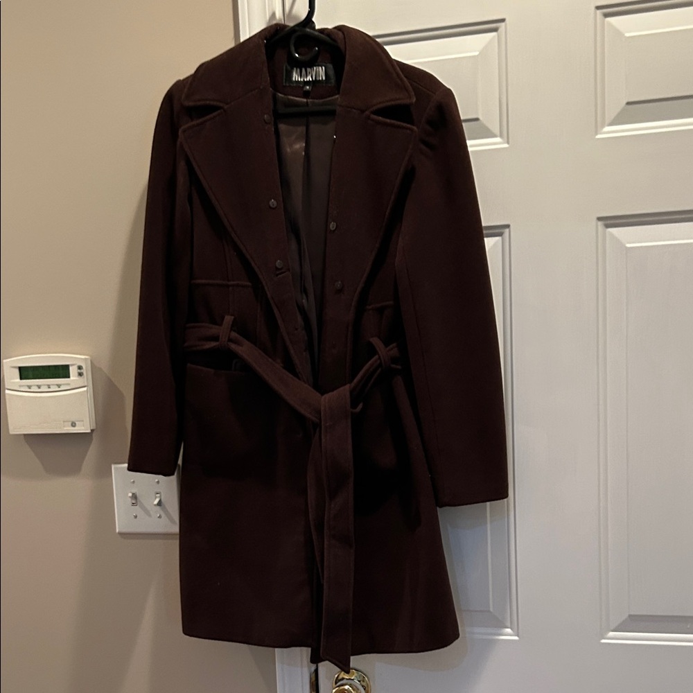 Jim Marvin Dark Brown Women's Coat